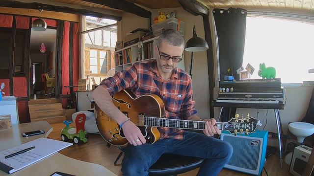Butterfly - Herbie Hancock guitar cover ('80 Epiphone emperor) смотреть онлайн