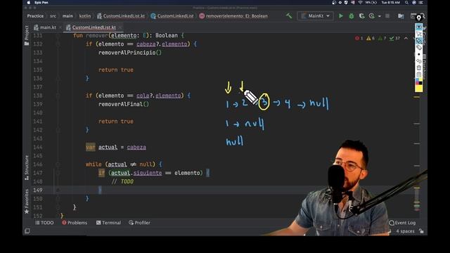 Remover Elementos dentro de una Linked List смотреть онлайн