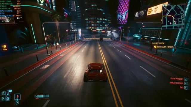 Cyberpunk 2077 2.0 - RTX 4070 + R7 5800X Raytracing