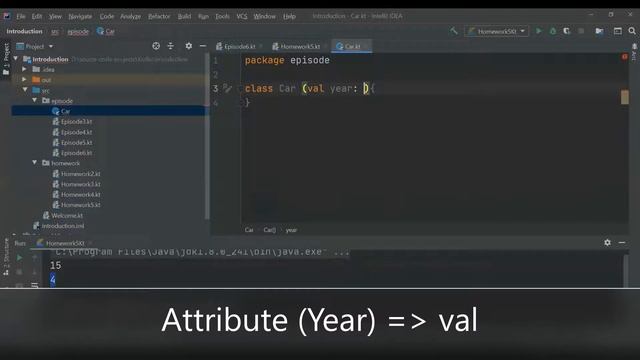 6- Kotlin Object and classes - انشاء اوبجكت من كلاس فى كوتلن ✅ смотреть онлайн