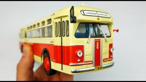 Модель автобуса ЗИС 154 масштаб 1/43 Наши Автобусы Modimio №5 распаковка и обзор! Про машинки!