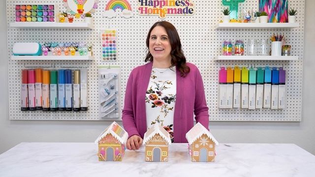 DIY Paper Gingerbread House Tutorial смотреть онлайн