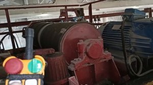 мостовой кран 10 т переделка на радио управление.