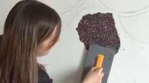 НАНЕСЕНИЕ ЖИДКИХ ОБОЕВ SILK PLASTER НА НЕРОВНЫХ СТЕНАХ