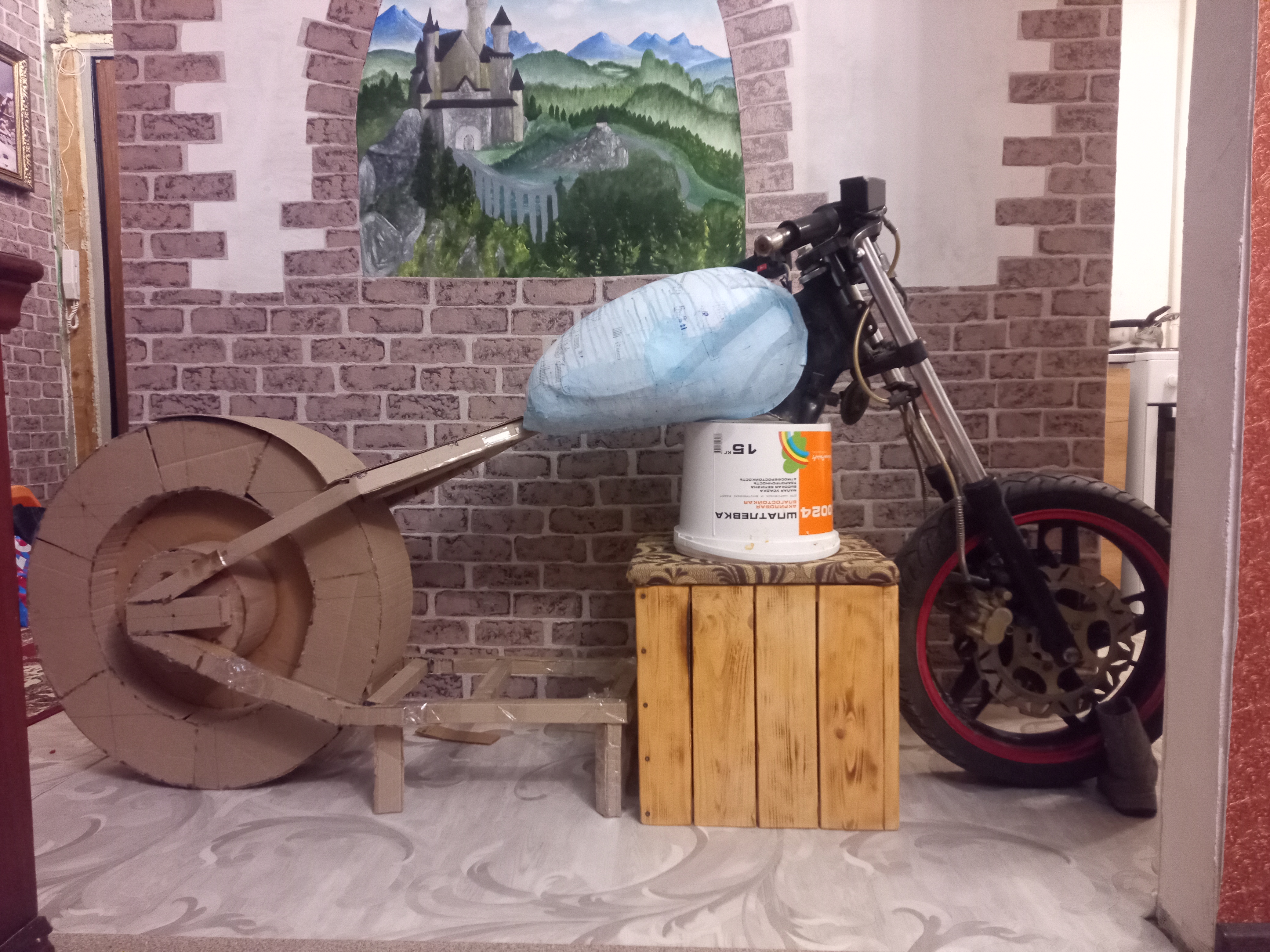 Чоппер мопед 2 "Картонное моделирование" смотреть онлайн