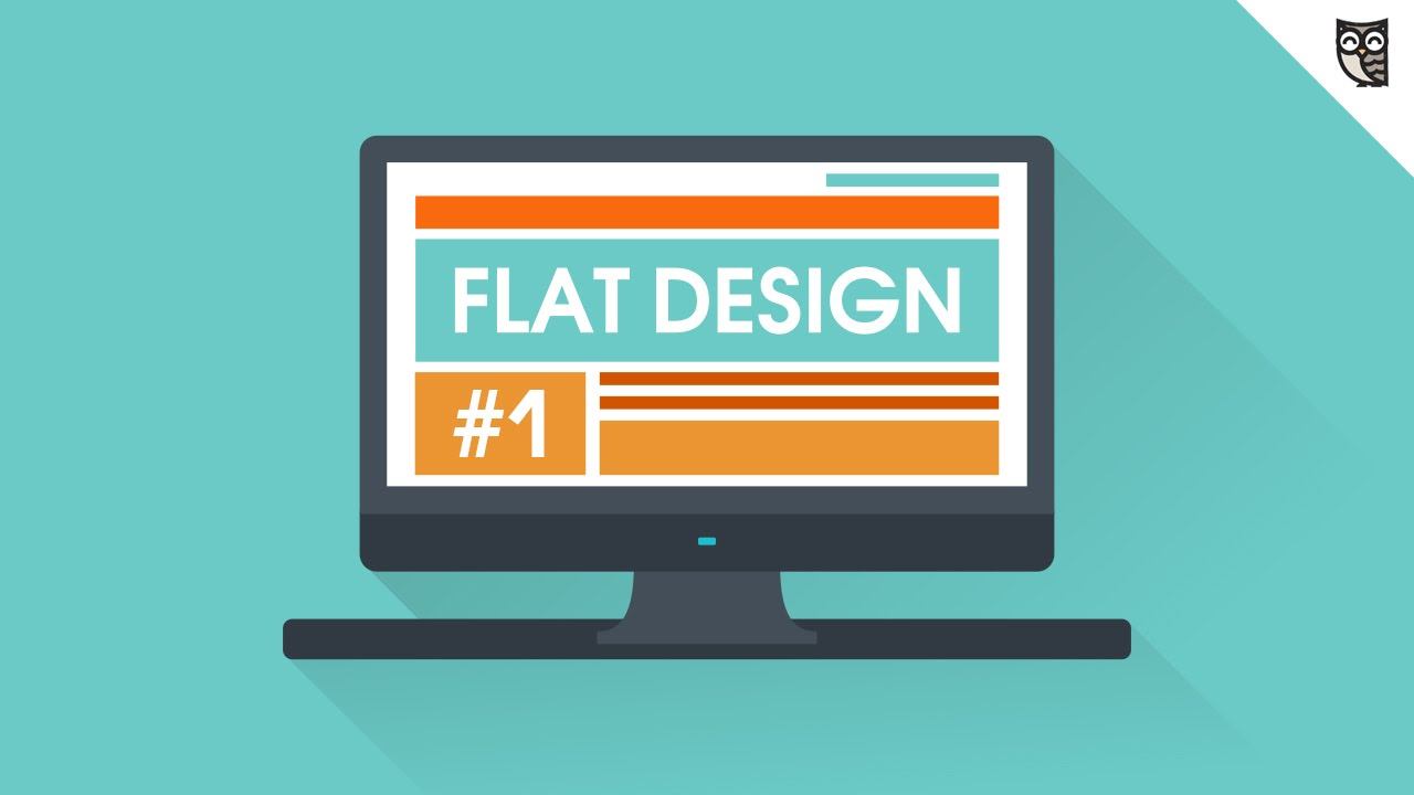 Flat Design - #1 - Введение и основные принципы смотреть онлайн