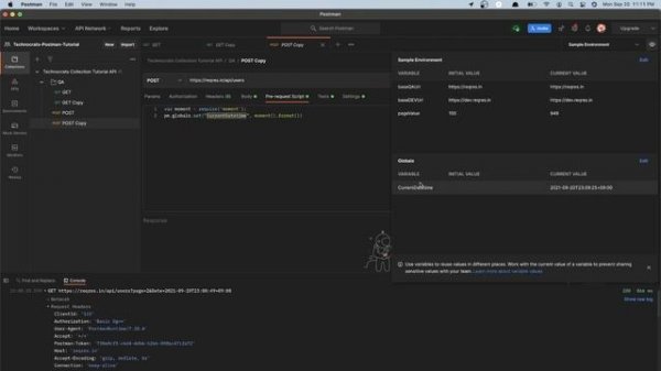 How to pass current date as Value in Get and Post Request | Postman API Tutorial