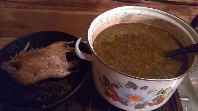 Суп из дикой УТКИ с картошкой поджаркой и вермишелью ☀️❄️? смотреть онлайн