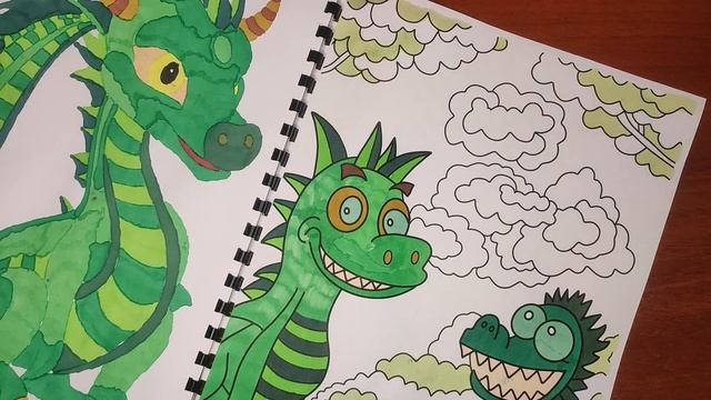 Раскрашиваю Дракончиков 6 смотреть онлайн