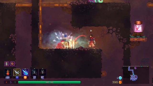 grabbing the wall jump rune in dead cells смотреть онлайн