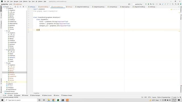 8. Post app, models and create post mutation смотреть онлайн