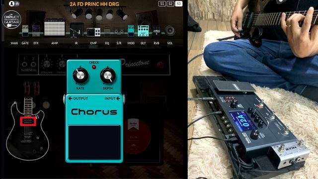 NUX MG 30 Clean for HUMBUCKER / Funk Groove, Chorus, T-Wah / FENDER PRINCETON. смотреть онлайн