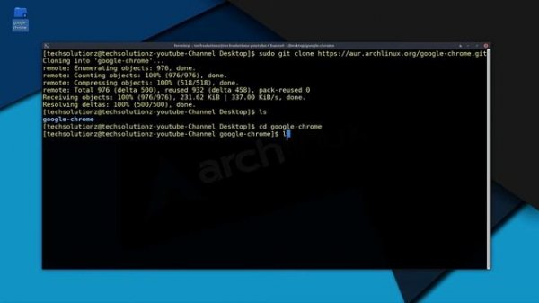 How to Install Google Chrome on Arch Linux | Chrome Git Arch Linux | Chrome Browser AUR Repository