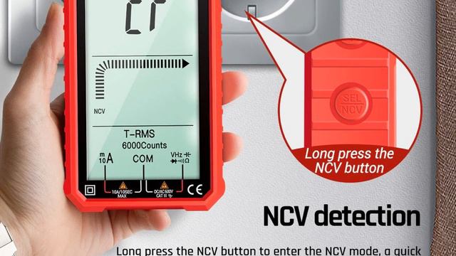 4 7 Inch LCD Display AC DC Ultraportable True RMS Multimeter смотреть онлайн