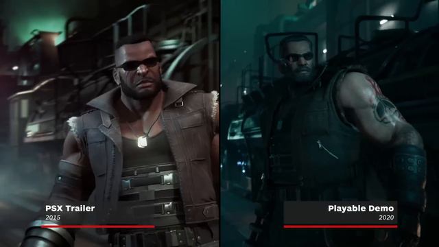 Final Fantasy 7 Remake Comparison: 2015 Vs. 2020