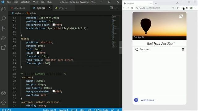 How To Create Todo List Using HTML CSS & JavaScript | Javascript ToDo List | Coding With Nick смотреть онлайн