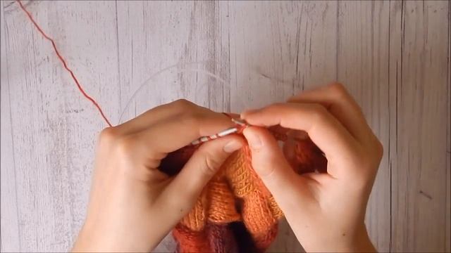 Энтерлак спицами | Закрытие по кругу смотреть онлайн