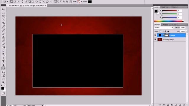 Photoshop Tutoarial :: How to create a clipping mask смотреть онлайн