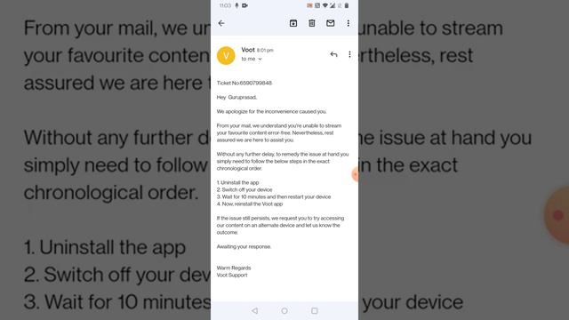 #voot #vootselect #vootapp VOOT error message 7001 смотреть онлайн