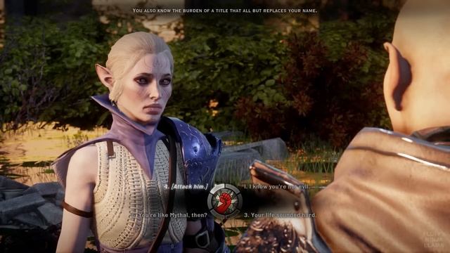 Dragon Age: Inquisition - Trespasser DLC - Attacking Solas with high and low approval смотреть онлайн