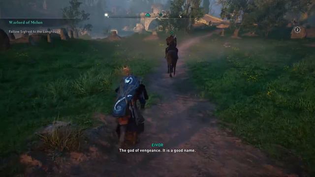 Assassin's Creed Valhalla travel to Melun - meet with Sigfred,Engelwin and Frankish soldiers смотреть онлайн