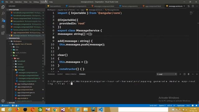 add routing in existing angular project || routing in angular смотреть онлайн
