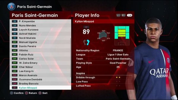 Smoke Patch Football Life 2024 Faces - SPFL24