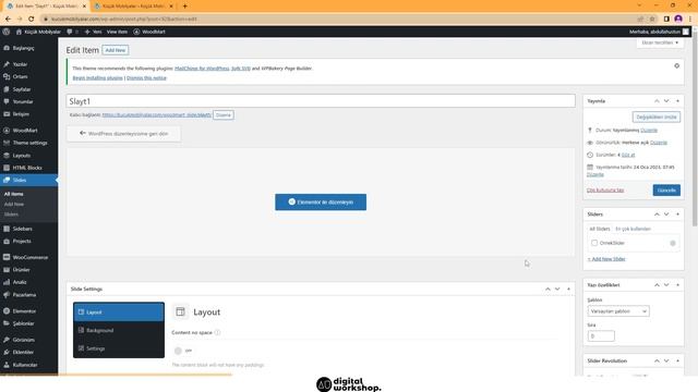 Elementor ile Slides Kullanımı Woodmart Teması смотреть онлайн