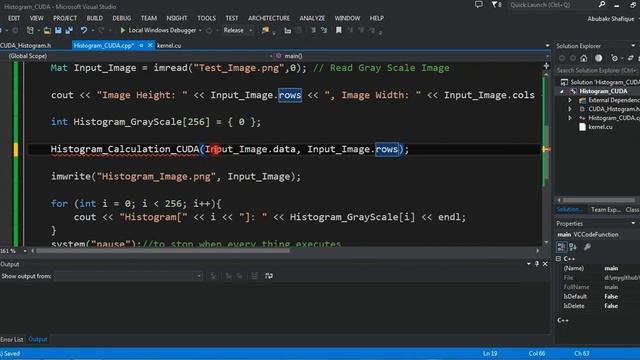 How to Compute the Histogram of a Gray Scale Image in GPU using C++ and CUDA смотреть онлайн