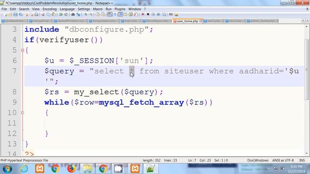 PHP Mysql Project - Part 26 | Civil Problem Resolution | Hindi смотреть онлайн