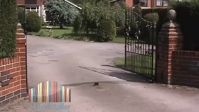 Electric Gates. CAME Underground 'FROG' electric gate automation. GateInstaller.co.uk смотреть онлайн