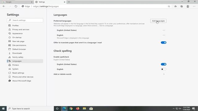 How to Add or Remove Languages in Microsoft Edge [Tutorial] смотреть онлайн