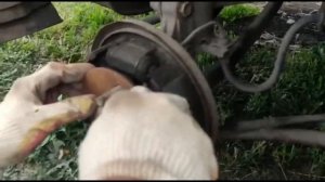 Подтягивание ручника! Хендай акцент