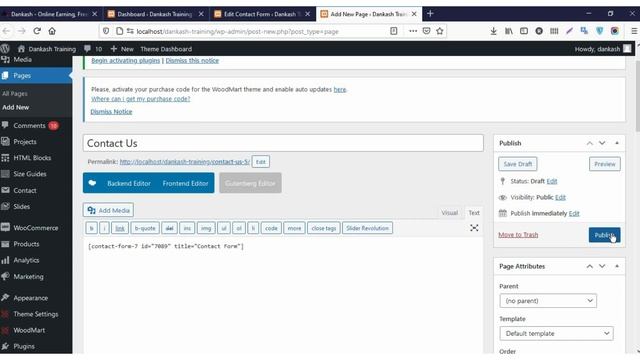 Contact Form 7 Plugin and How to Use it | WordPress Training смотреть онлайн