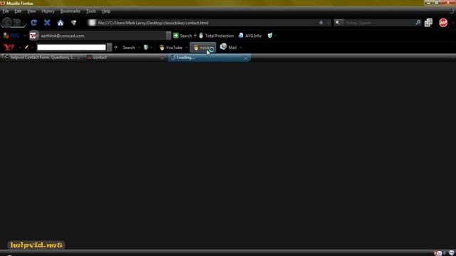 Contact Page Form Validation смотреть онлайн