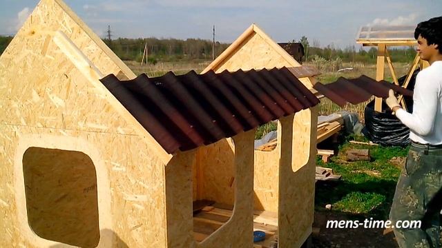 ч.3 Крыша домика для детей смотреть онлайн