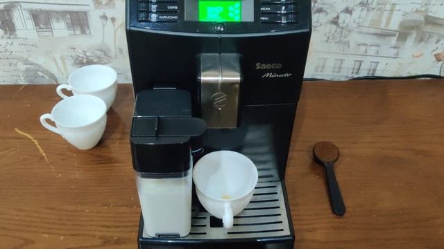 Saeco/Philips Minuto HD8763, A Short Video While Is Running To Test It's Functionalities