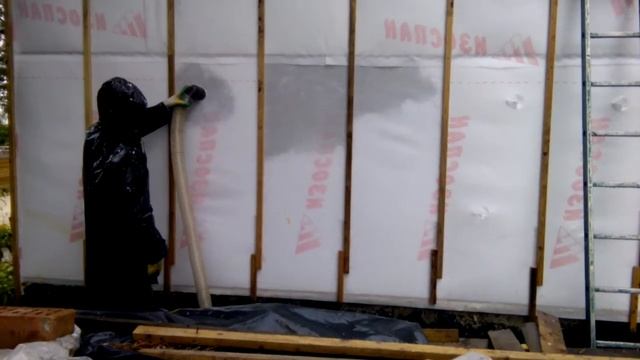 Задувка стен сухим пеноизолом смотреть онлайн