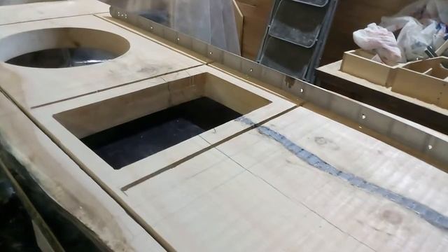 Кухонная столешница из слэба кедр. Часть 1