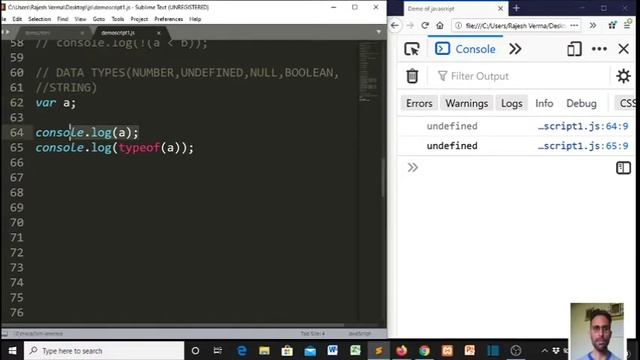 WHAT IS DATA TYPE -JAVA SCRIPT-PART-6 смотреть онлайн