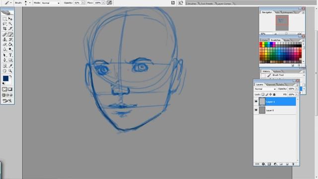 Photoshop CS-2 Digital Painting [ part #1 ] by Jia Flynn смотреть онлайн