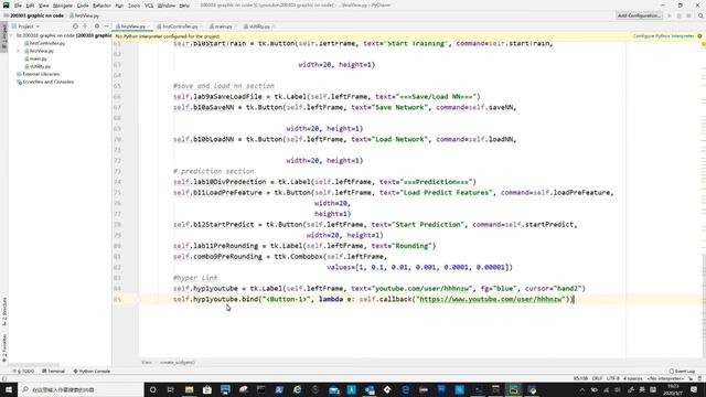 Create graphical neural network with python tkinter 02 - GUI смотреть онлайн