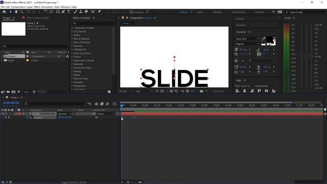 Smooth Slide Text Reveal Animation Tutorial (After Effects) смотреть онлайн