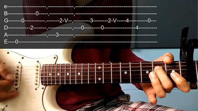 HATE THE OTHER SIDE RIFF /TABS - GUITAR TUTORIAL смотреть онлайн