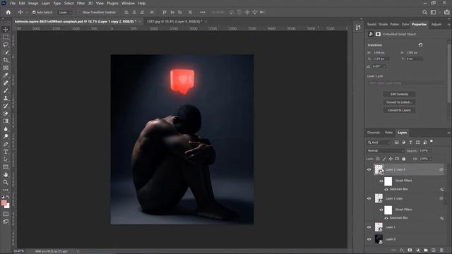 GLOW EFFECT | INSTAGRAM | PHOTOSHOP 2021 | DESIGNSUBWAY смотреть онлайн