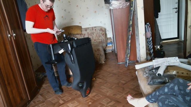 Попытка №2 Кресло Cougar Armor S Распаковка - сборка смотреть онлайн