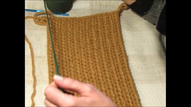 Коврик крючком в стиле 