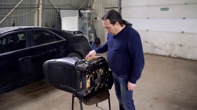 Cadillac CTS ремонт сидений смотреть онлайн