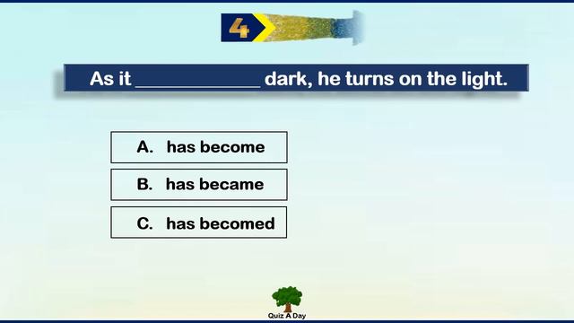 Present Perfect Tense Form Quiz Part 1 смотреть онлайн