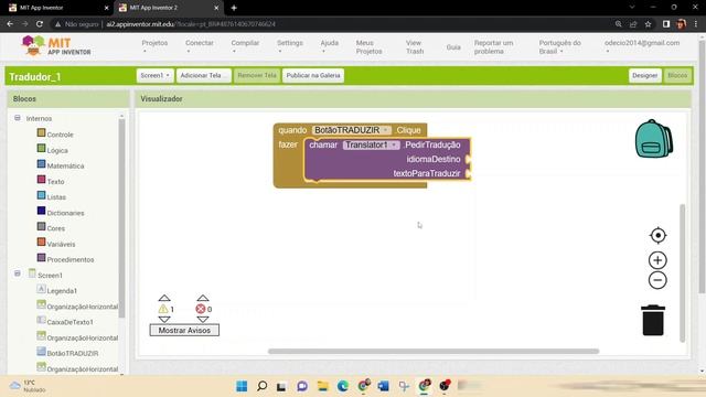 AULAS DE APP INVENTOR - AULA 36 - COMPONENTE TRANSLATOR - APLICATIVO PARA TRADUZIR TEXTOS смотреть онлайн